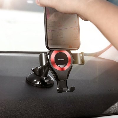Bil smartphone holder BASEUS Osculum rød