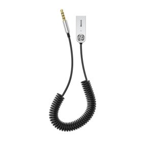 Adapter audio Bluetooth 5.0 BASEUS USB, AUX sort