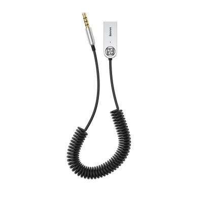 Adapter audio Bluetooth 5.0 BASEUS USB, AUX sort