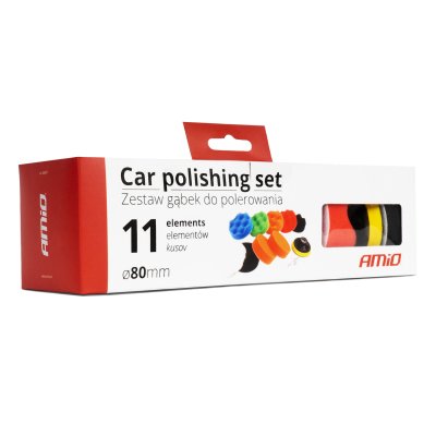 Bil poleringssæt 11 dele 80mm M14