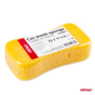 Svamp til bilvask AMiO DOUBLE 22 x 11 x 6 cm