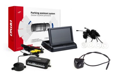 Parkeringassistent-system TFT02 4,3