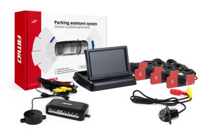 Parkeringsassistent system TFT02 4,3
