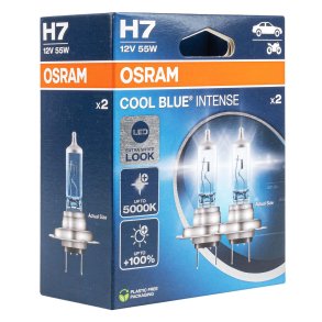 Halogenpære Osram H7 12V 55W PX26d Cool Blue NEXT GEN 2 stk