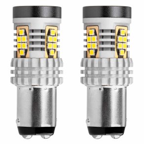 LED-pærer CANBUS 3020 24SMD 1157 BAY15D P21/5W Hvid 12V/24V