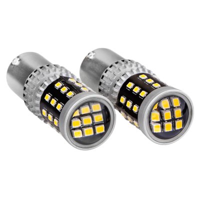 LED pærer CANBUS 2016 39SMD 1157 BAY15D P21/5W Hvid 12V/24V