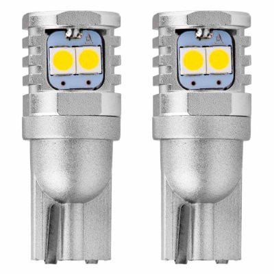 LED pærer CANBUS 3030 6SMD T10 W5W W10W Hvid 12V/24V