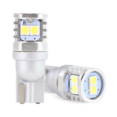 LED pærer CANBUS 3030 6SMD T10 W5W W10W Hvid 12V/24V