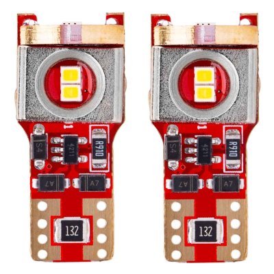 LED pærer CANBUS 2016 6SMD T10 W5W W10W Hvid Hvid 12V/24V