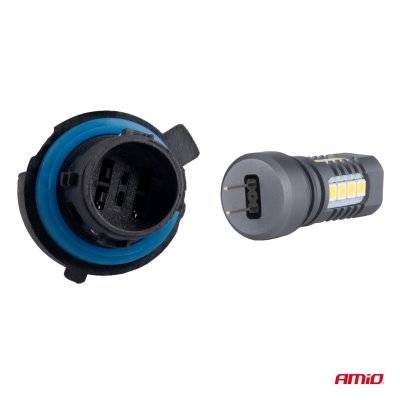 LED CANBUS 3030 18SMD HP24W Hvid 12V/24V
