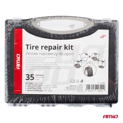 Tubeless reparationssæt 36 dele