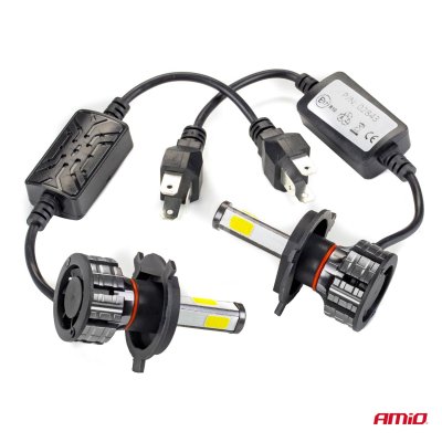 LED Forlygter COB Serie H4 AMiO-02843