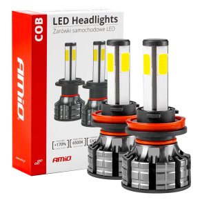 LED Forlygter COB Serie H8/H9/H11 AMiO-02845