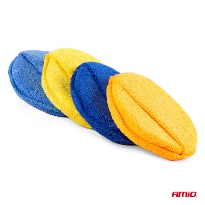 Mikrofiber poleringssvampe 4x125 mm