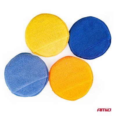 Mikrofiber poleringssvampe 4x125 mm