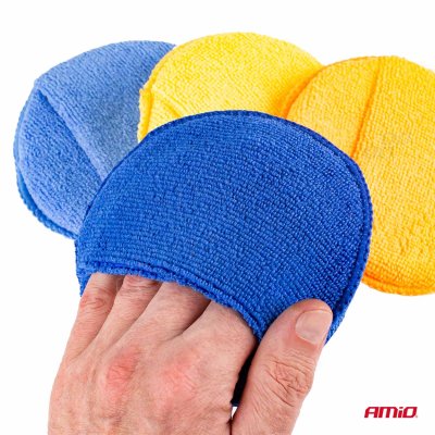 Mikrofiber poleringssvampe 4x125 mm