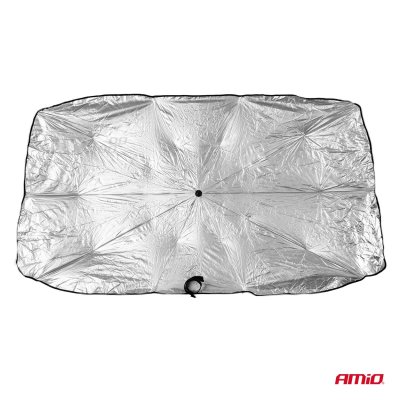 Foldbart solskærm til bilens forrude 140x79cm