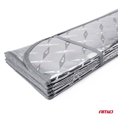 Foldbar LASER solskærm 145x70cm