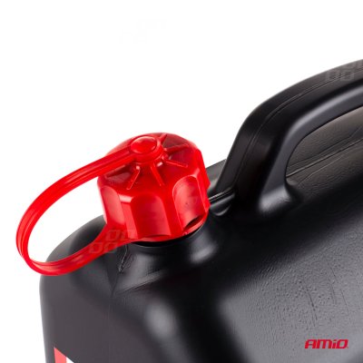 AMiO Plastiks brændstoftank 10L, sort AMiO-02888