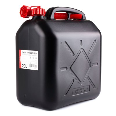 AMiO Plastisk brændstofbeholder 20L, sort