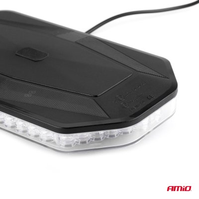 Høj intensitet MAGNETISK montering MINI LYSSTANG WLB78 293x171mm R65 R10 48LED 12/24V IP56 AMIO-02920