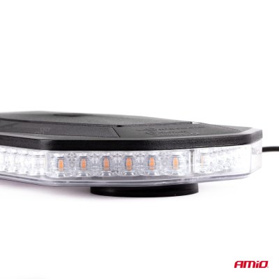 Høj intensitet MAGNETISK montering MINI LYSSTANG WLB78 293x171mm R65 R10 48LED 12/24V IP56 AMIO-02920