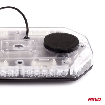 Høj intensitet MAGNETISK montering MINI LYSSTANG WLB78 293x171mm R65 R10 48LED 12/24V IP56 AMIO-02920