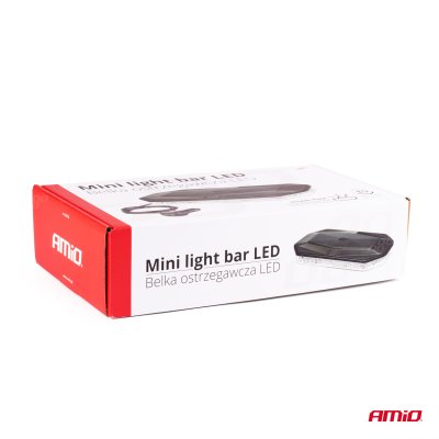 Høj intensitet MAGNETISK montering MINI LYSSTANG WLB78 293x171mm R65 R10 48LED 12/24V IP56 AMIO-02920