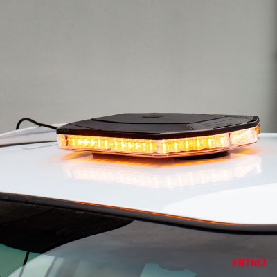 Høj intensitet MAGNETISK montering MINI LYSSTANG WLB78 293x171mm R65 R10 48LED 12/24V IP56 AMIO-02920
