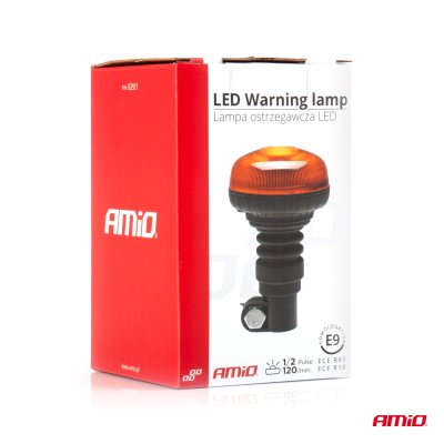 LED Advarselslampe flex R65 R10 12V 24V W21pl AMIO-02921