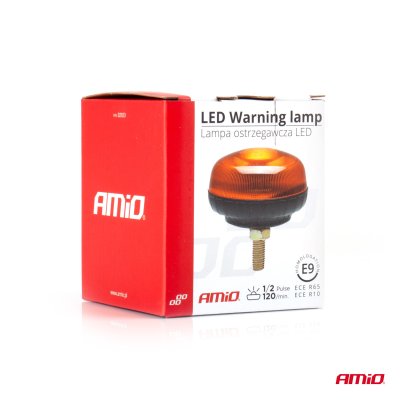 LED Advarselslampe R65 R10 12V 24V W21sb AMIO-02923