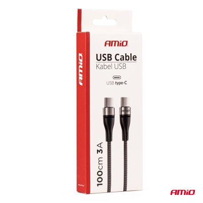 USB-C+USB-C Kabel 100cm FullLINK UC-16
