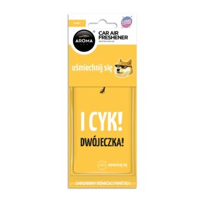 Bil luftfrisker AROMA CAR LETS SMILE Cotton Vanilla