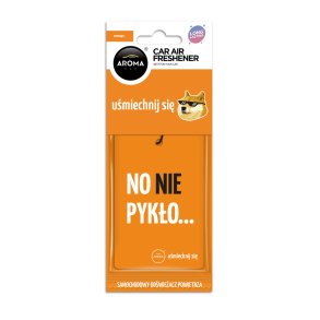 Bil luftfrisker AROMA CAR LETS SMILE Orange