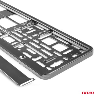 Nummerplade Ramme - GRAPHITE metalik