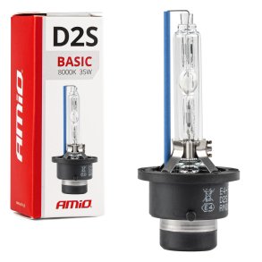 Xenon pære type D2S 8000K AMiO BASIC