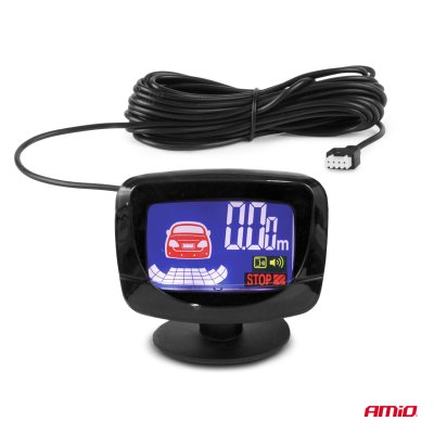 Parkingsassistent system LED-GRAF 4 sensor sølv