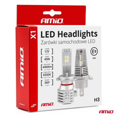 LED Forlygter X1 Serie H3 AMiO-02964