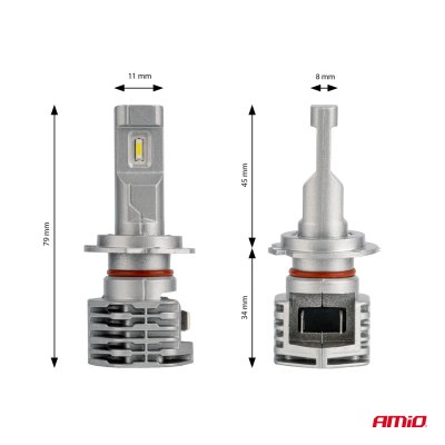 LED-forlygter X1 Serie H7 AMiO-02966