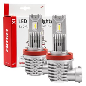 LED Forlygter X1 Serie H8/H9/H11/H16 AMiO-02967