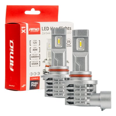 LED Forlygter X1 Serie HB3 9005/HIR1 9011/H10 AMiO-02968