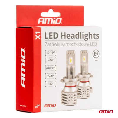 LED-forlygter X1-serie HB4 9006 AMiO-02969