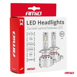 LED Forlygter X2 Serie H3 AMiO-02971