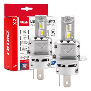 LED Hovedlygter X2 Serie H4/H19 AMiO-02972