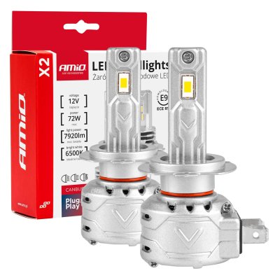 LED Hovedlys X2 Serie H7 AMiO-02973