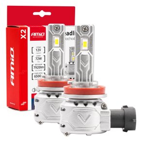 LED Hovedlygter X2 Serien H8/H9/H11/H16 AMiO-02974