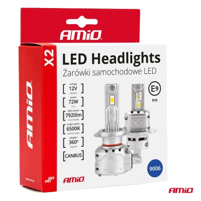 LED Forlygter X2 Serie HB3 9005/HIR1 9011/H10 AMiO-02975