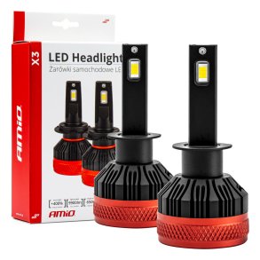 LED Forlygter X3 Serien H1 AMiO-02977