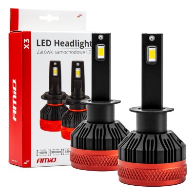 LED Forlygter X3 Serien H1 AMiO-02977