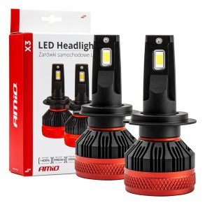 LED Forlygter X3 Serie H7/H18 AMiO-02980